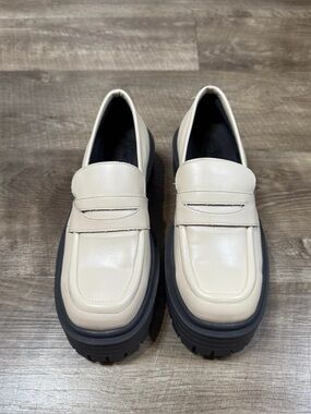 New Svegan Alohas Mask Tahini Cream Loafers size 38